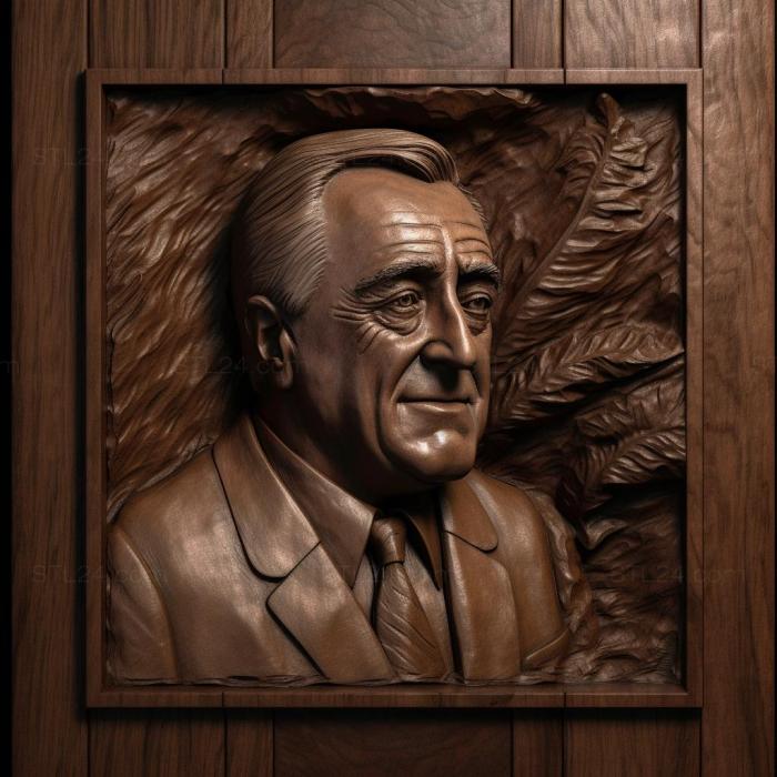 Famous (Franklin Delano Roosevelt US President 2, 3DFMS_7557) 3D models for cnc