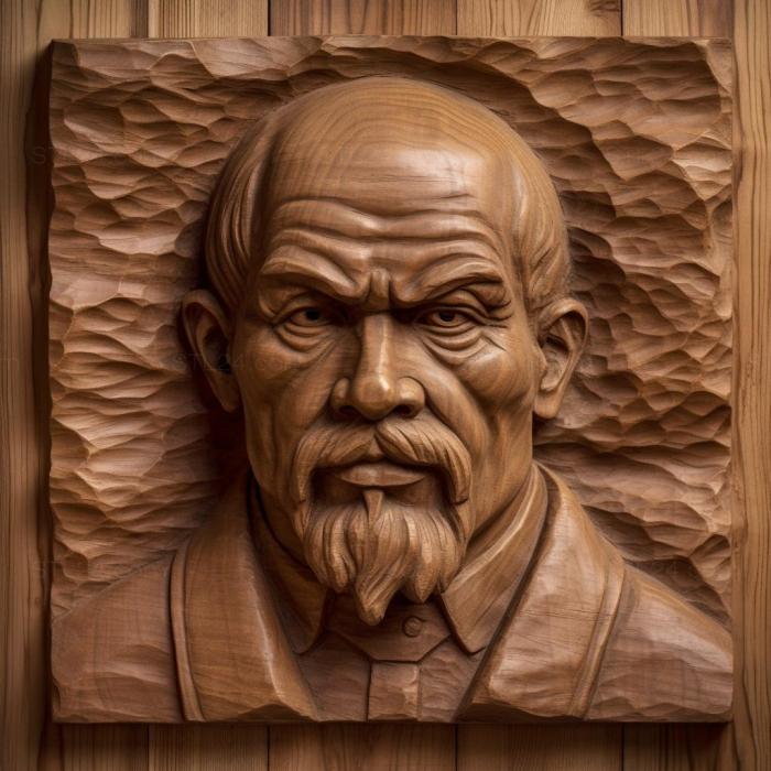Знаменитости (Владимир Ильич Ленин основатель Советского Союза 4, 3DFMS_7875) 3D модель для ЧПУ станка