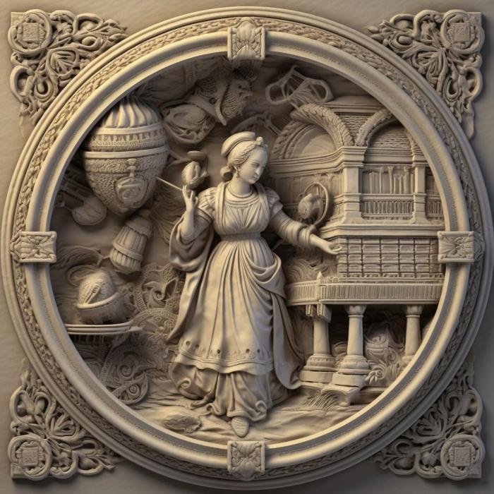 Famous (Ceramics of Italy 2, 3DFMS_7897) 3D models for cnc