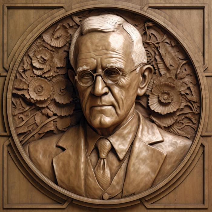 Famous (Sir Alexander Fleming 3, 3DFMS_7946) 3D models for cnc