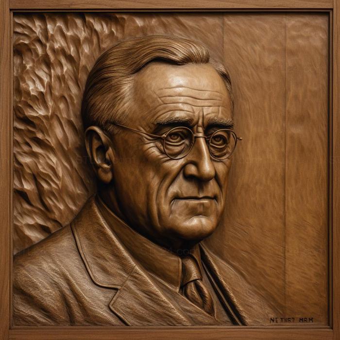 Franklin Delano Roosevelt US President 4