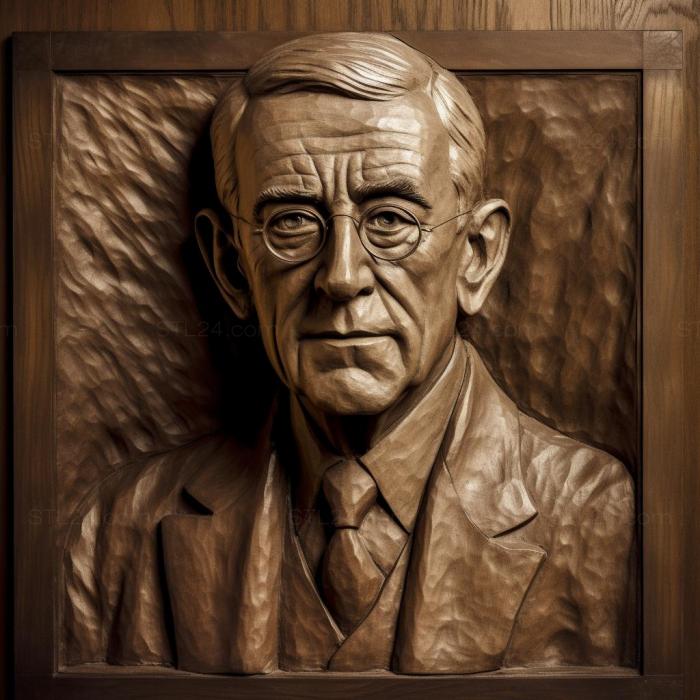 Famous (Thomas Woodrow Wilson 4, 3DFMS_8319) 3D models for cnc