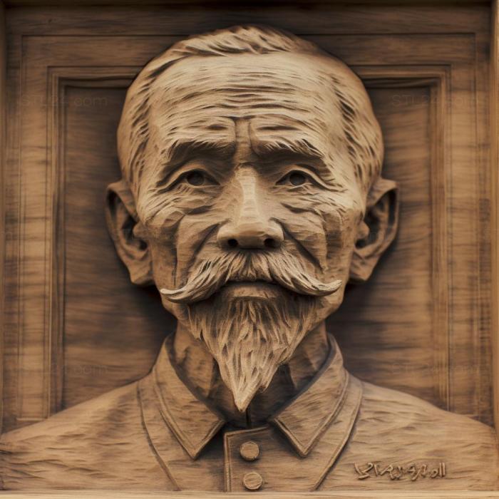 Знаменитости (Хо Ши Мин первый президент Северного Вьетнама 4, 3DFMS_8583) 3D модель для ЧПУ станка