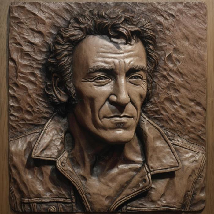 Famous (Bruce Springsteen 1, 3DFMS_8620) 3D models for cnc