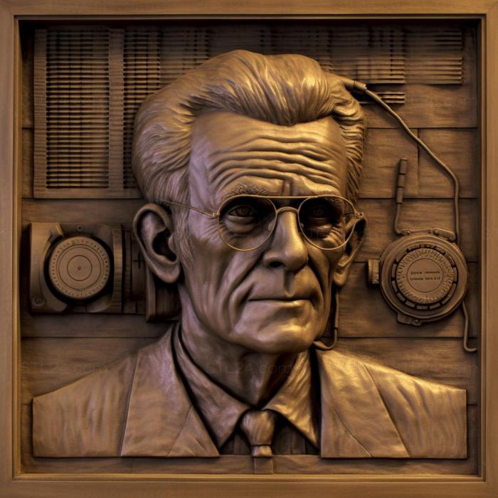 Famous (Philo Farnsworth inventor of electronic televisionRE 1, 3DFMS_8724) 3D models for cnc