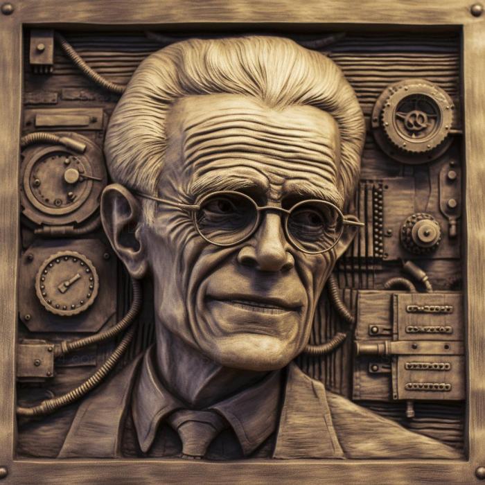 Famous (Philo Farnsworth inventor of electronic televisionRE 4, 3DFMS_8727) 3D models for cnc