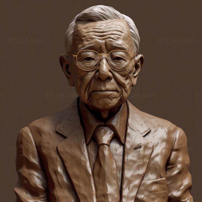 Famous (Akio Morita co founder of Sony 4, 3DFMS_8759) 3D models for cnc