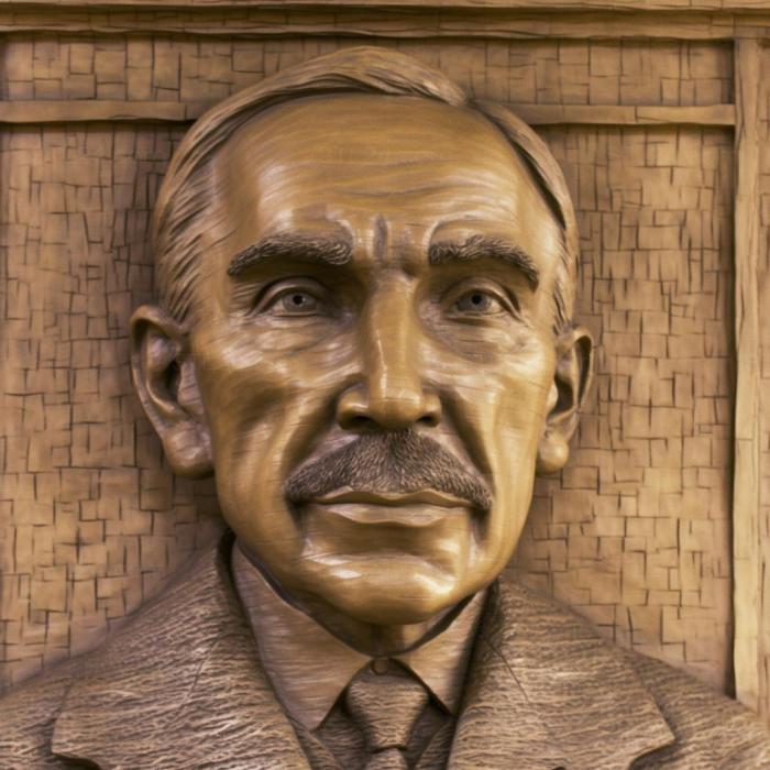 Famous (John Maynard Keynes economist 1, 3DFMS_8796) 3D models for cnc