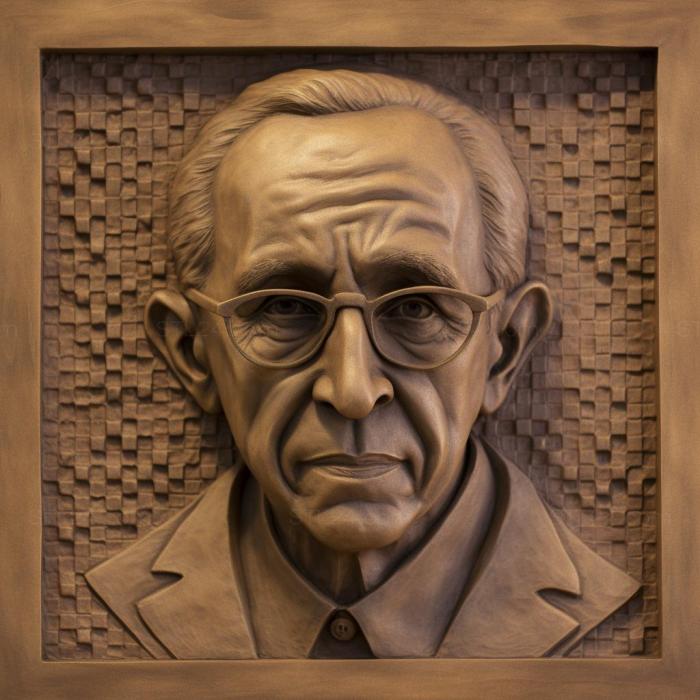 Famous (Jonas Salk virologist 2, 3DFMS_8821) 3D models for cnc