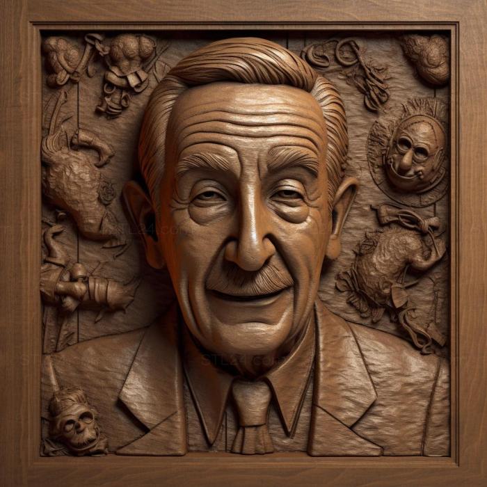 Famous (Walt Disney creator of animation and multimedia empi 2, 3DFMS_8905) 3D models for cnc