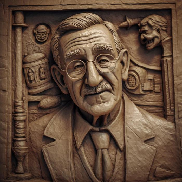 Famous (Walt Disney creator of animation and multimedia empi 4, 3DFMS_8907) 3D models for cnc