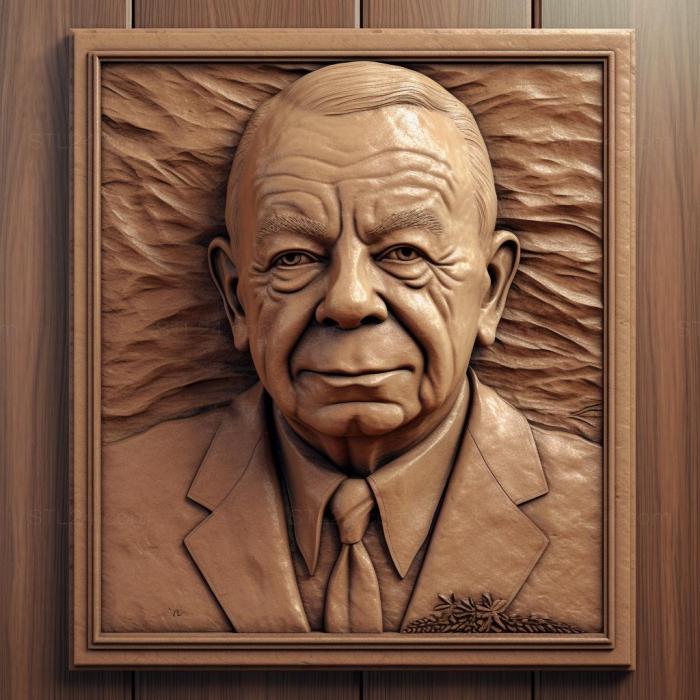 Famous (David Sarnoff father of broadcasting 1, 3DFMS_8908) 3D models for cnc