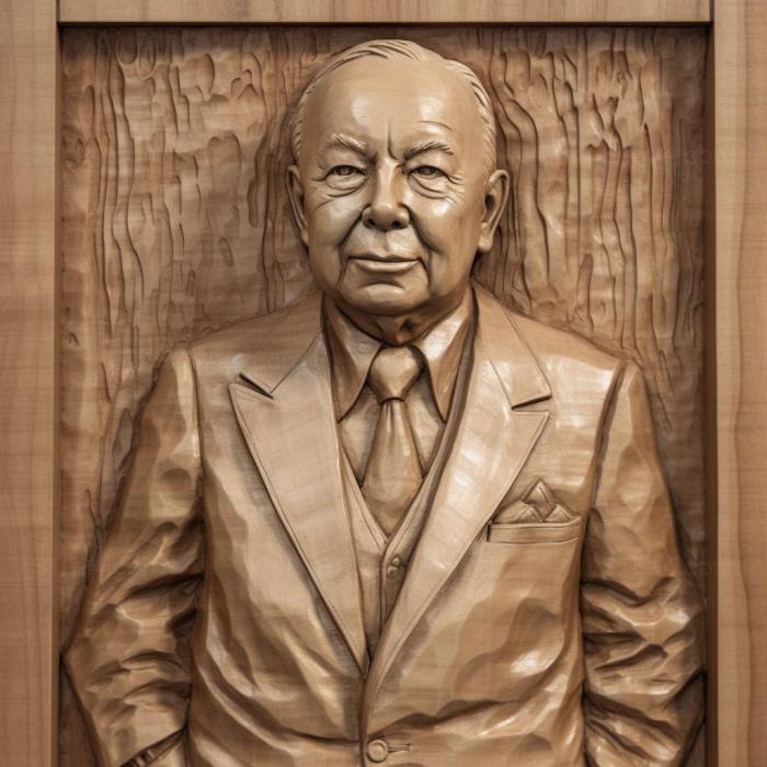 Famous (David Sarnoff father of broadcasting 2, 3DFMS_8909) 3D models for cnc