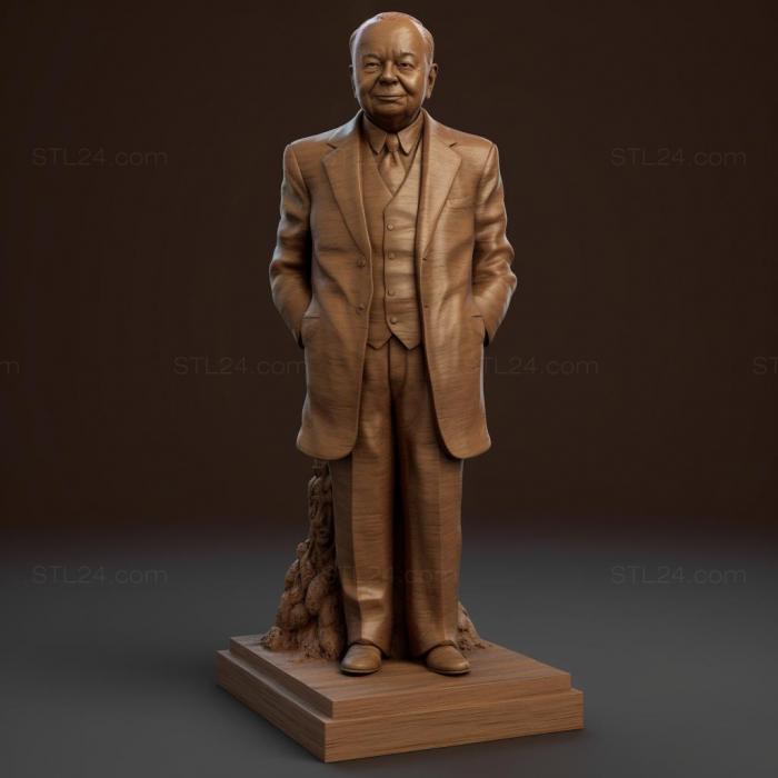Famous (David Sarnoff father of broadcasting 4, 3DFMS_8911) 3D models for cnc