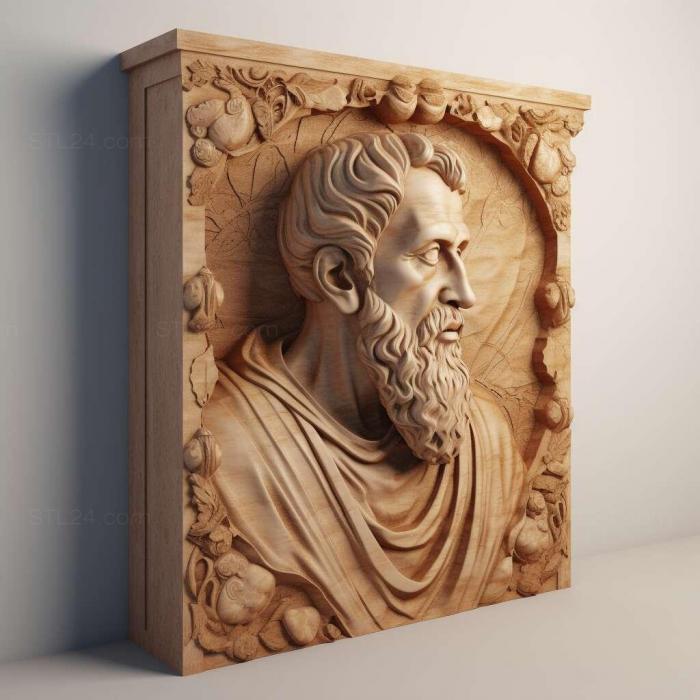 Wall decor (Apostolos Andreas in Cyprus 4, 3DWDEC_12758) 3D models for cnc
