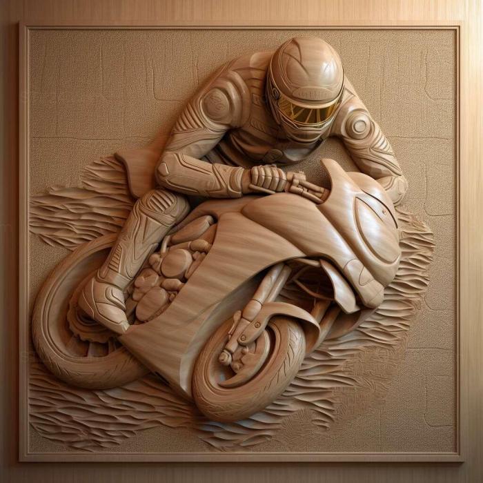 Wall decor (MotoGP Ultimate Racing Technology 3 1, 3DWDEC_13711) 3D models for cnc