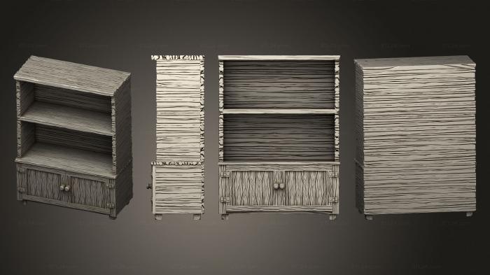 Интерьеры (Шкаф большой, INT_0189) 3D модель для ЧПУ станка