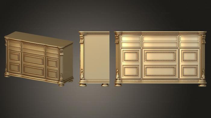Set of furniture (Chest, KMB_0325) 3D models for cnc