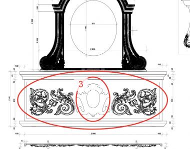 Set of onlays (Decors facade extension, KNK_0116) 3D models for cnc