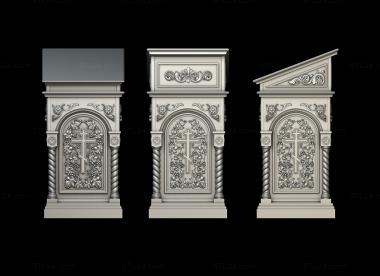 Аналой (Аналой церковный, ANL_0039) 3D модель для ЧПУ станка