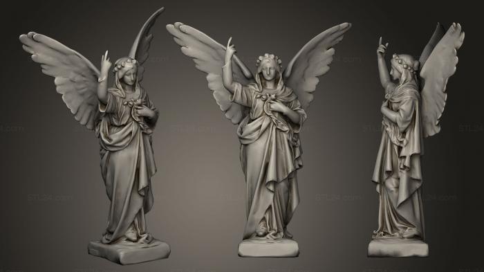 Angels (Angel old marble version, AN_0106) 3D models for cnc