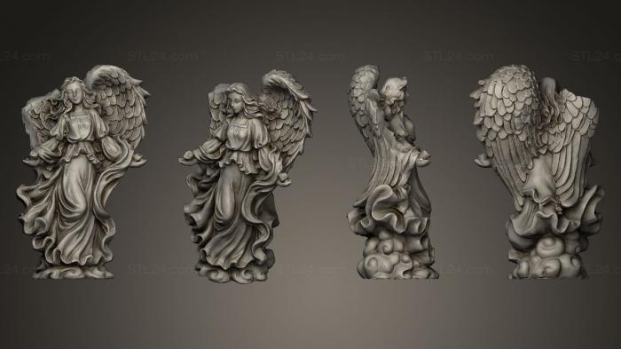 Angels (Angel with A Broken Wing, AN_0109) 3D models for cnc