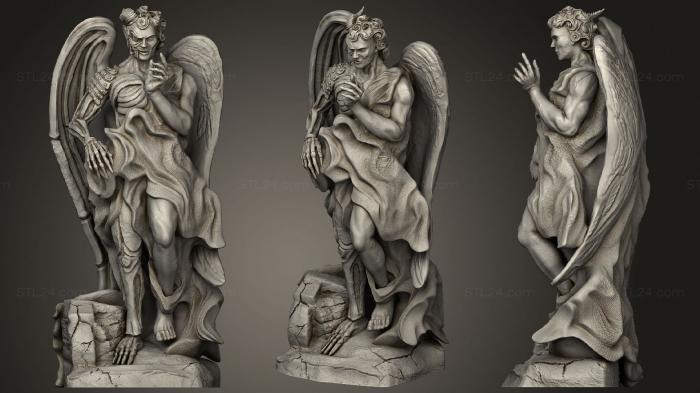 3d модели ангелы (Ангелы и демоны, AN_0226) 3D модель для ЧПУ станка