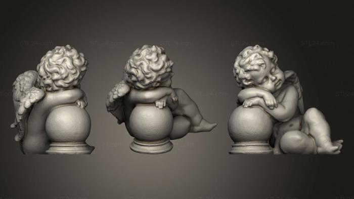 Angels (Engel Ruhend Am Ball, AN_0231) 3D models for cnc