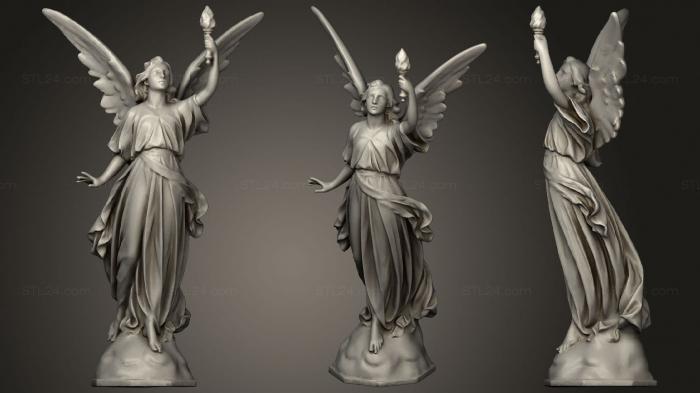 3d модели ангелы (Люси, AN_0235) 3D модель для ЧПУ станка