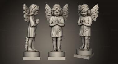 Angels (Angel with wings, AN_0249) 3D models for cnc