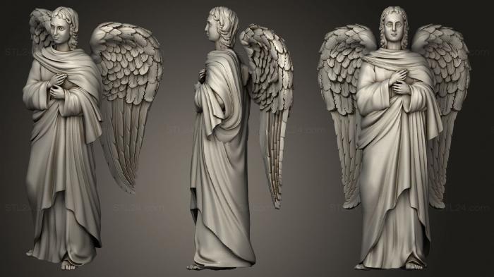 3d модели ангелы (Вариант STK 0082, AN_0258) 3D модель для ЧПУ станка