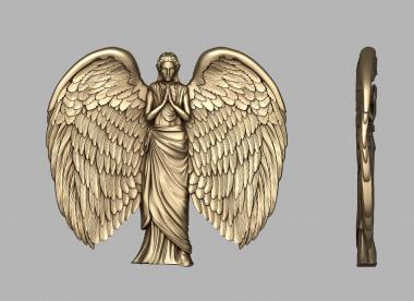 Angels ( monument to an angel with wide wings, AN_0259) 3D models for cnc