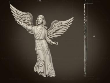 Angels (Soaring angel, AN_0260) 3D models for cnc