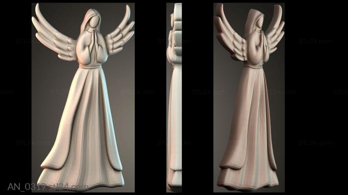 Angels (AN_0319) 3D models for cnc