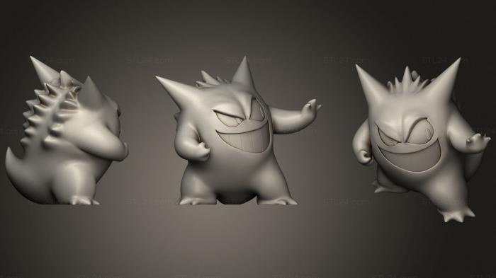 Anime (Gengar 1, ANIME_0093) 3D models for cnc