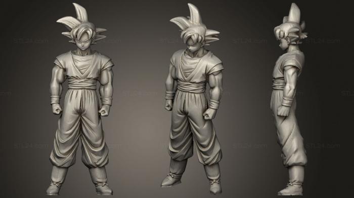 Anime (Goku Dragon Ball eeado, ANIME_0113) 3D models for cnc