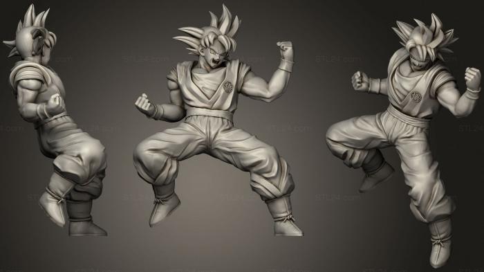 Anime (Goku juliocesar, ANIME_0118) 3D models for cnc