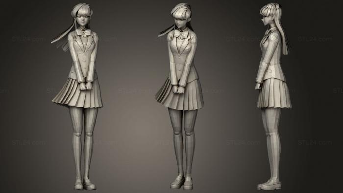 Anime (Komi San, ANIME_0211) 3D models for cnc