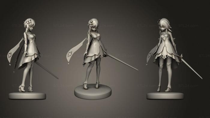 Anime (Lumine amiibo, ANIME_0229) 3D models for cnc