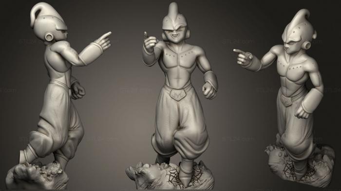 Anime (Majin Buu 2, ANIME_0231) 3D models for cnc