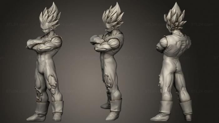 Anime (Majin Vegeta fron Dragon Ball, ANIME_0233) 3D models for cnc