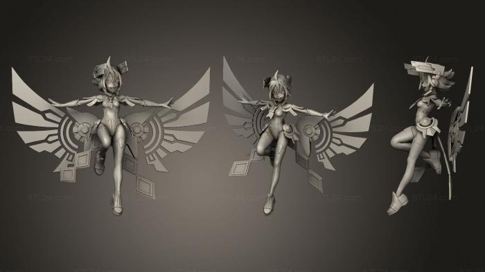 Anime (Manga angel, ANIME_0234) 3D models for cnc