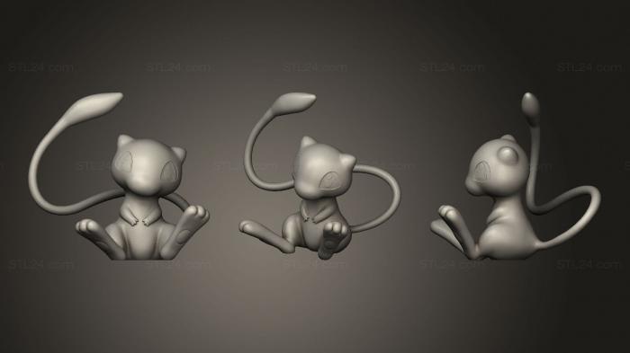 Anime (Mew(Pokemon), ANIME_0242) 3D models for cnc