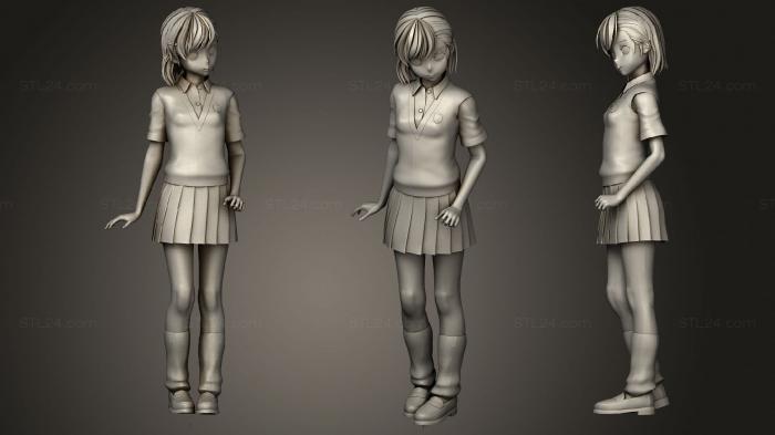 Anime (Misaka Mikoto 01, ANIME_0249) 3D models for cnc