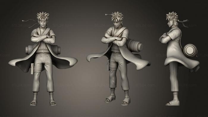 Anime (Naruto Sage mode, ANIME_0268) 3D models for cnc