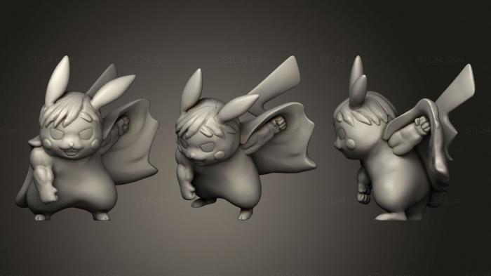 Anime (Pikachu Hulk, ANIME_0296) 3D models for cnc