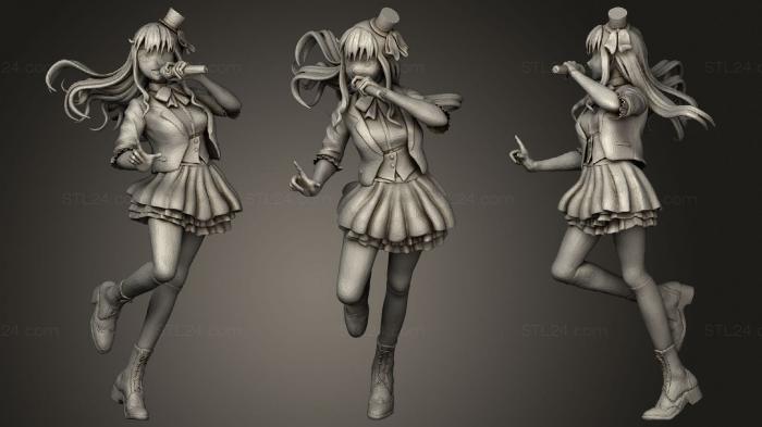 Anime (Shiho iwasaki, ANIME_0356) 3D models for cnc