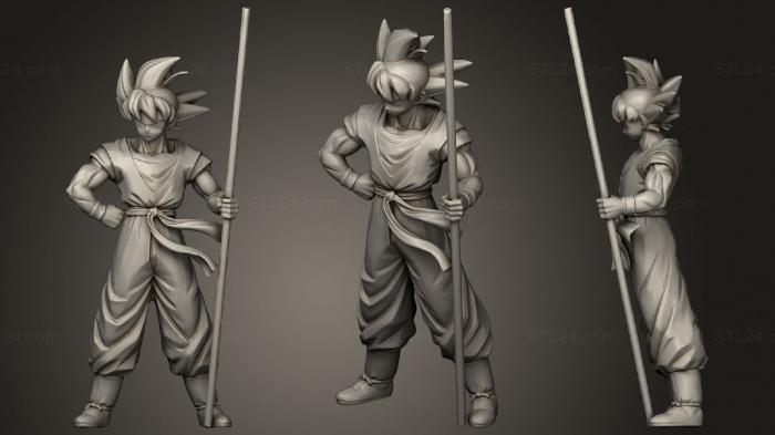 Anime (Son Goku 20th Dragon Ball, ANIME_0361) 3D models for cnc