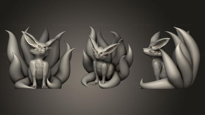 Anime (Adolescent nine tails, ANIME_0431) 3D models for cnc