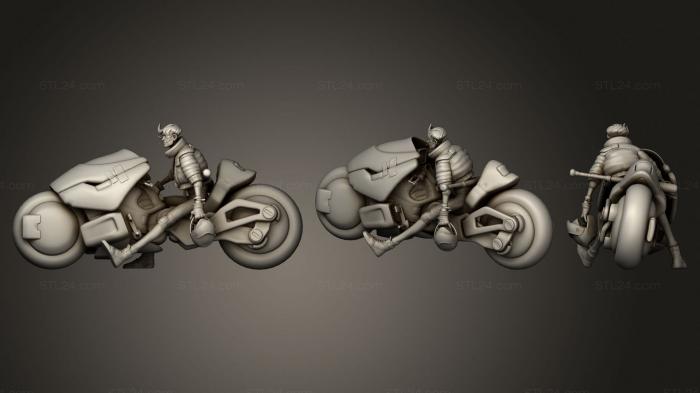 Anime (Akira Biker, ANIME_0432) 3D models for cnc